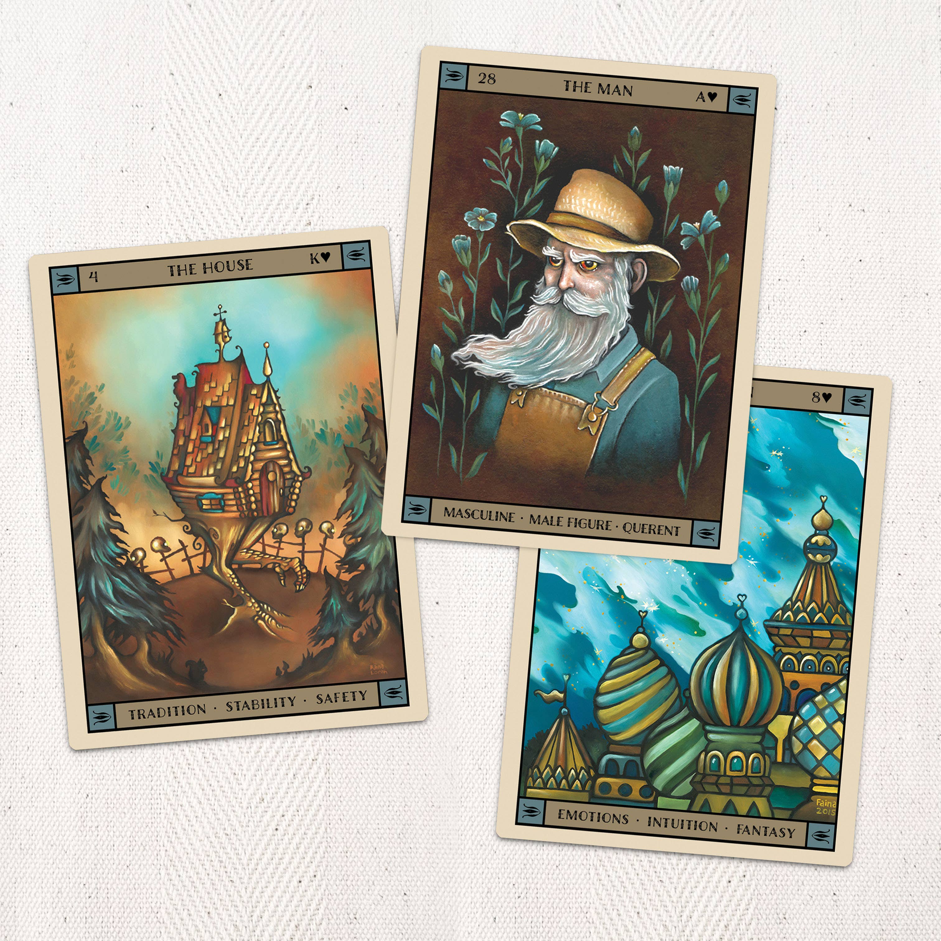 Slavic Folklore Lenormand - Fairy Tale Oracle Cards