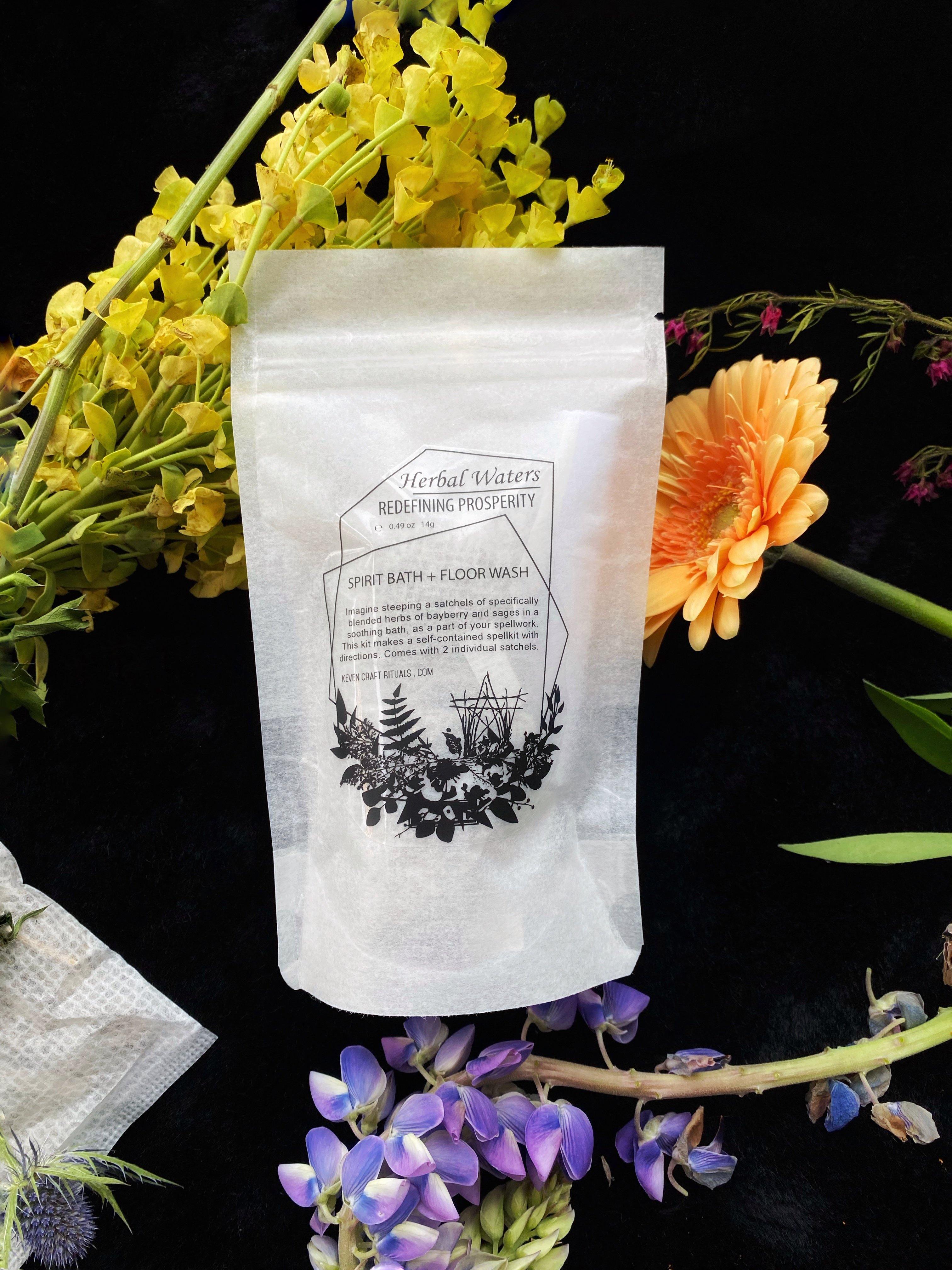 Herbal Waters - Floor Wash, Herbal Bath, Spell Kits - Redefining Prosperity - Keven Craft Rituals