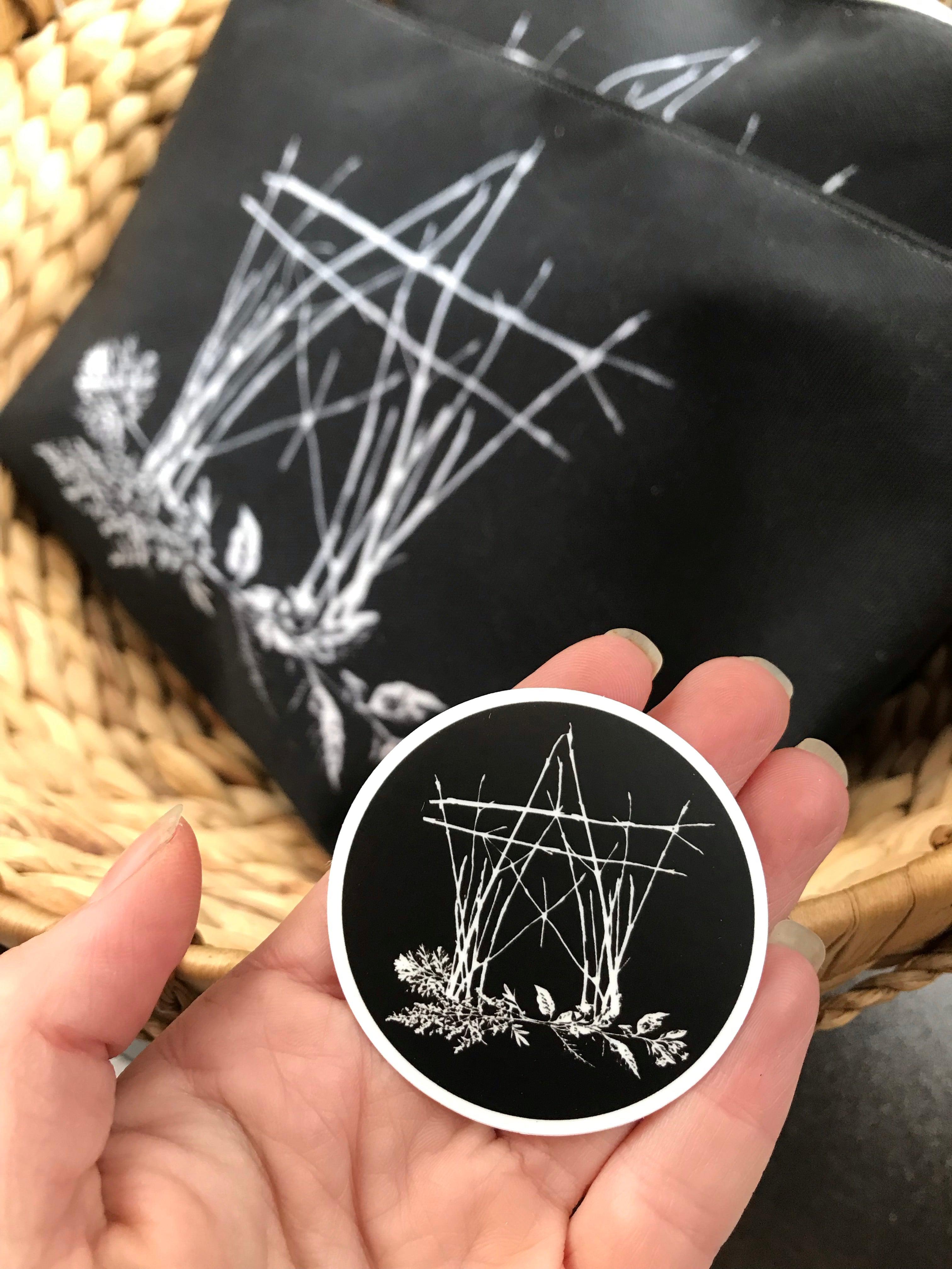The House Of Twigs - THOT Pentacle Sticker - Keven Craft Rituals