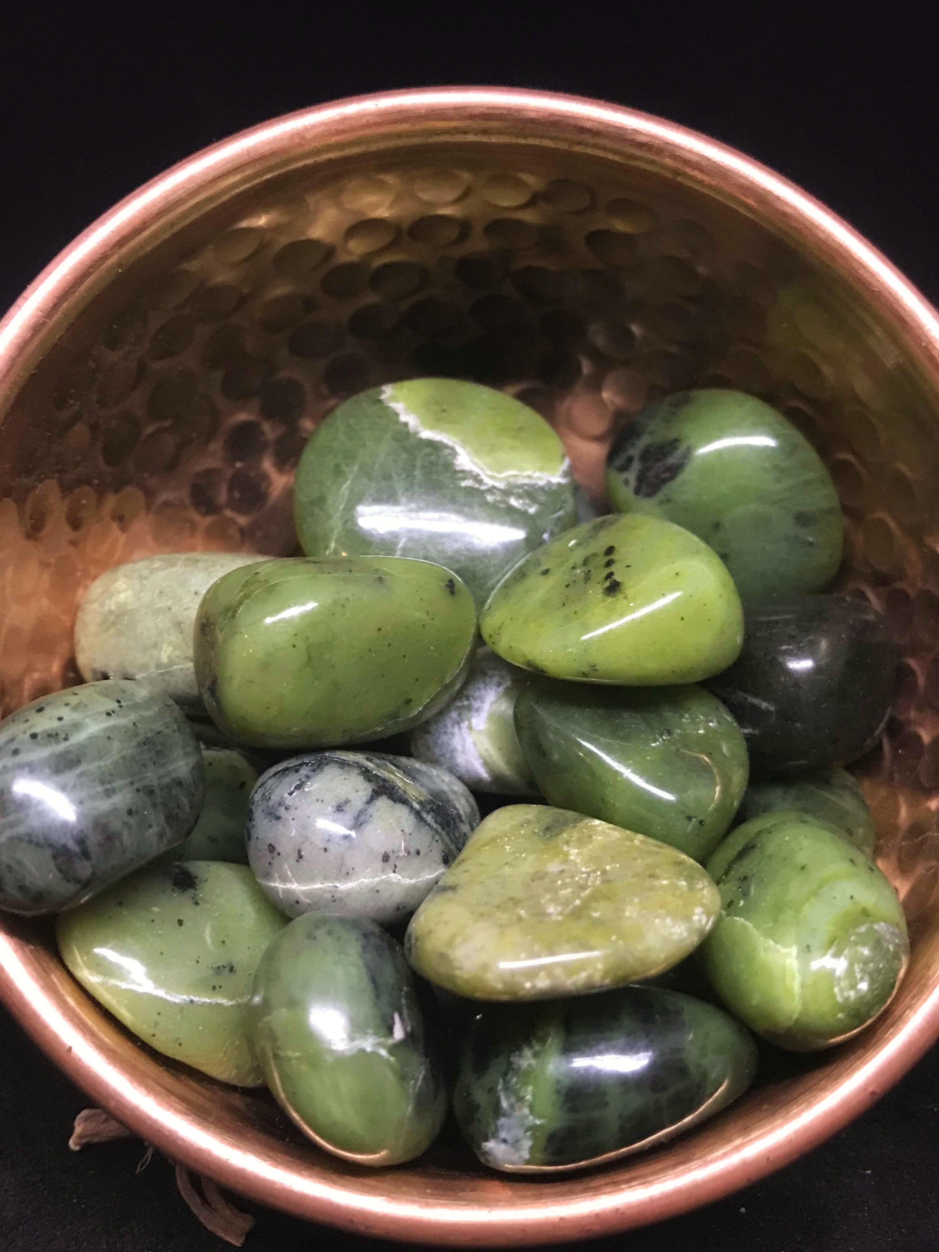 Tumbled Nephrite Jade - Keven Craft Rituals