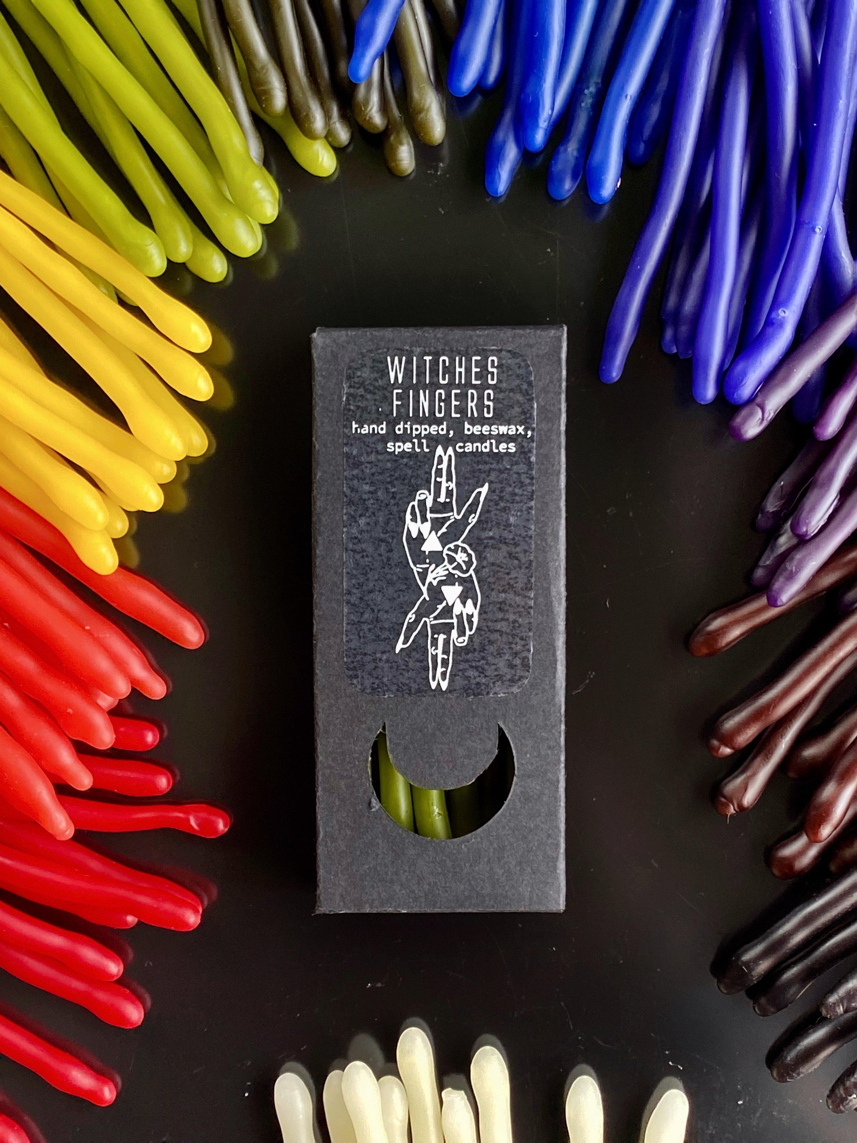 Witches Fingers - Hand Dipped, Mini, Beeswax Spell (Chime) Candles - Keven Craft Rituals