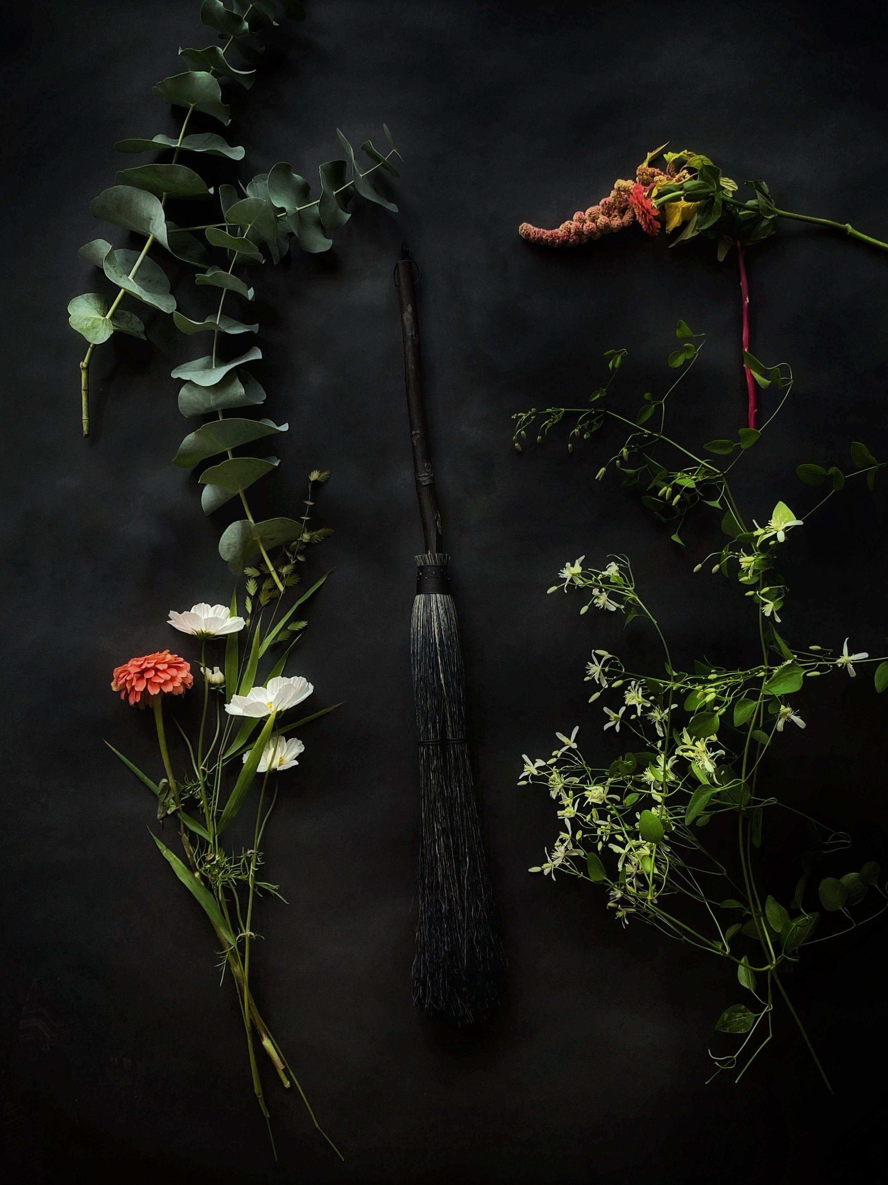 Altar Besom Brooms (Short Handle) - Keven Craft Rituals