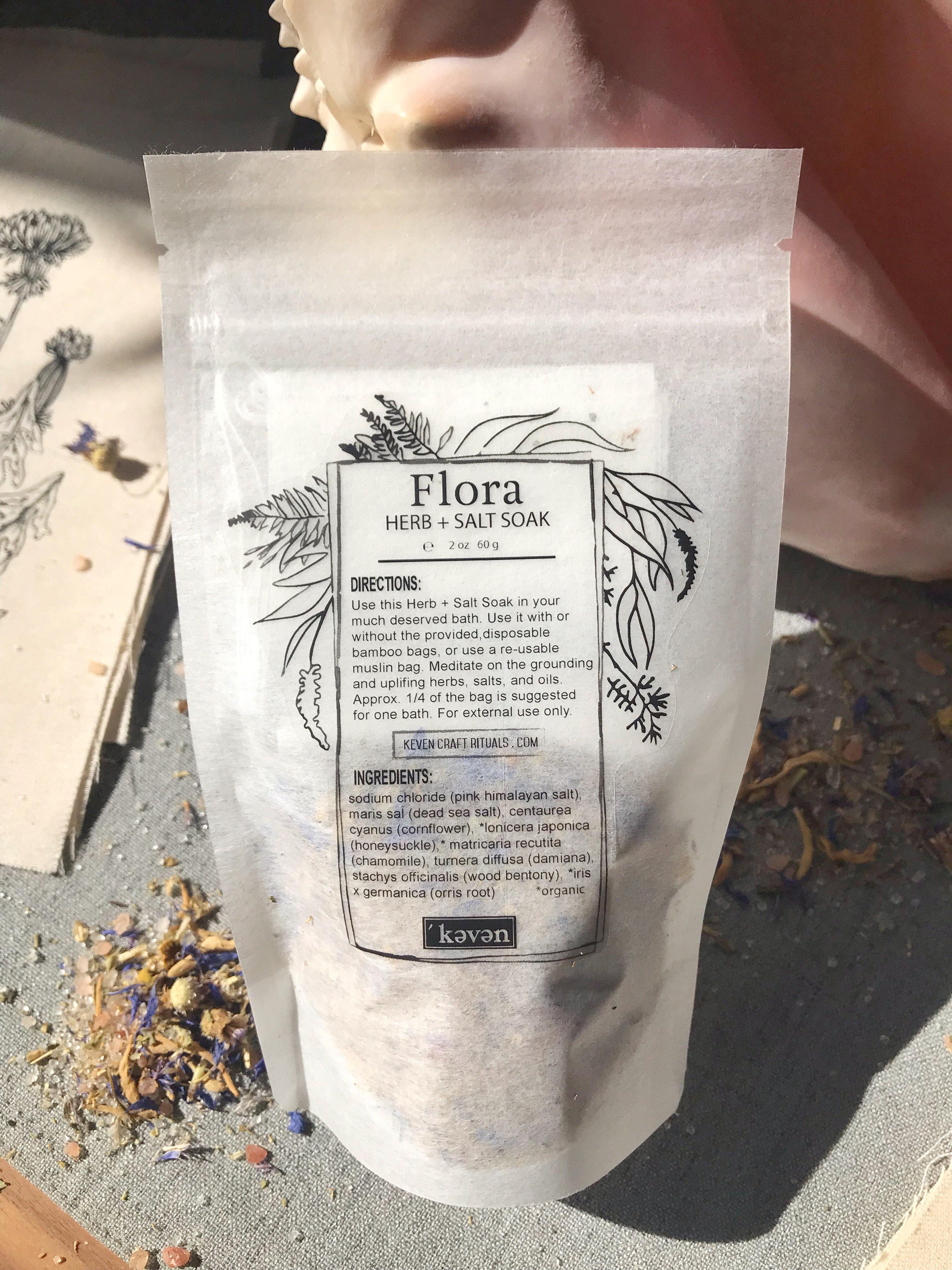 Herb + Salt Soak - Flora - Keven Craft Rituals