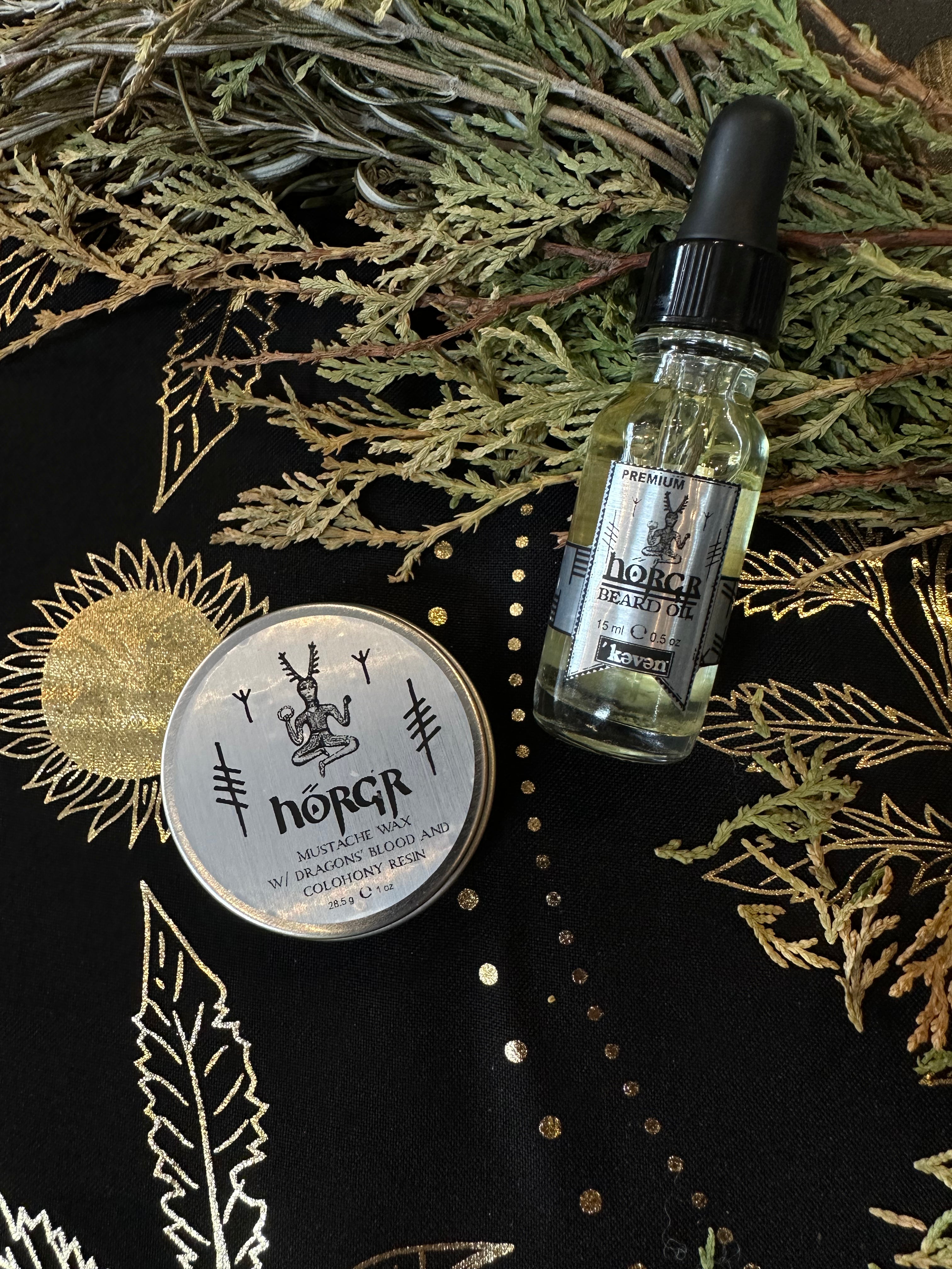Hörgr Mustache Wax - w/ Dragon’ Blood and Colophony Resins
