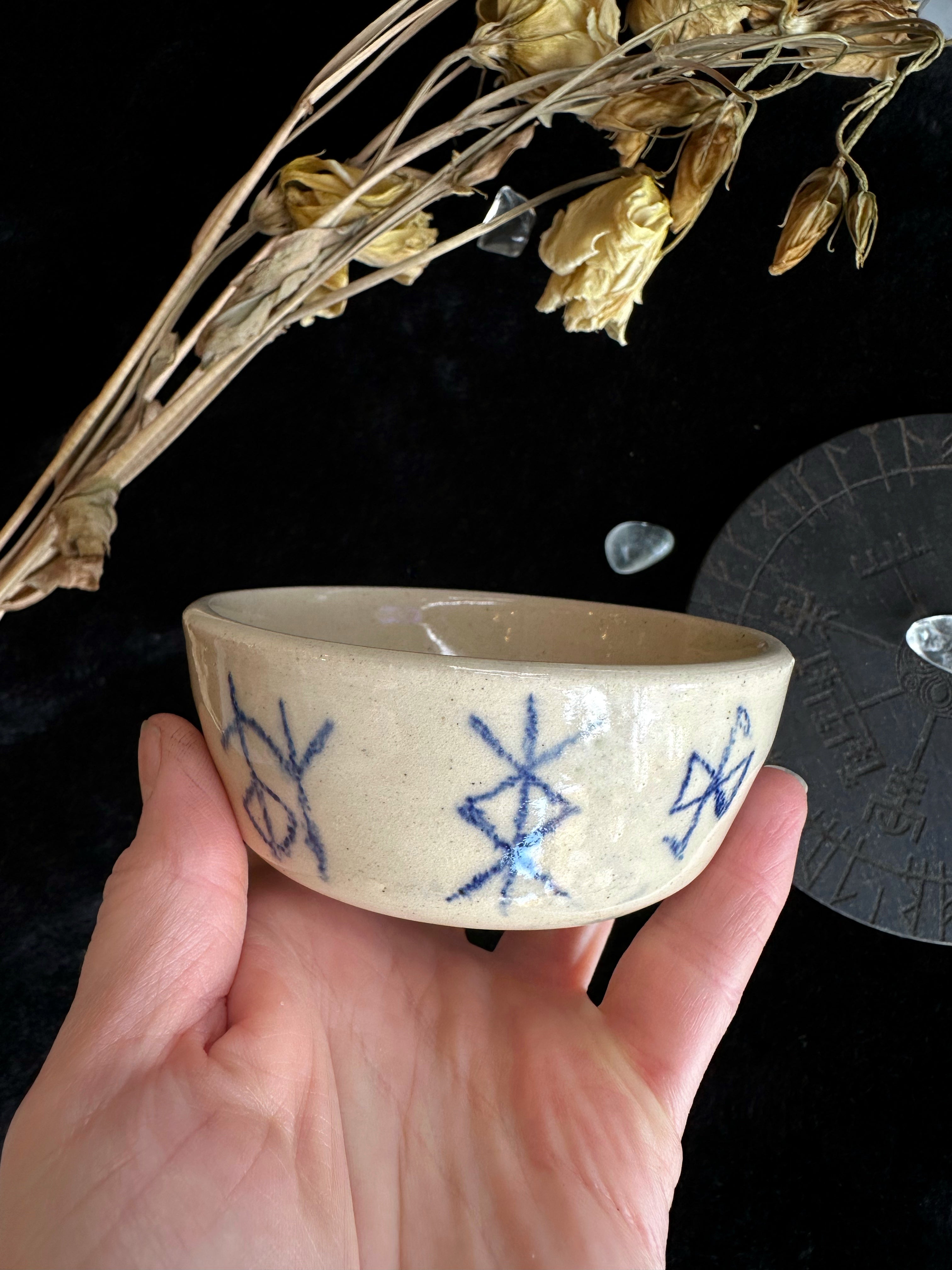 Bind Rune Ceramic Bowls and Vessels