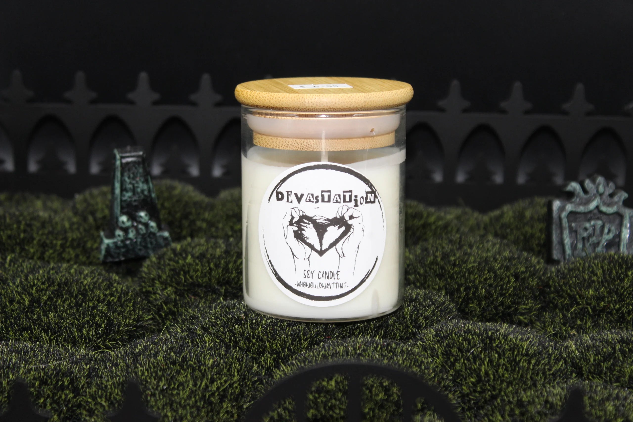 Devastation Candle - 8 oz Scented Soy Candle - Who Would Want That