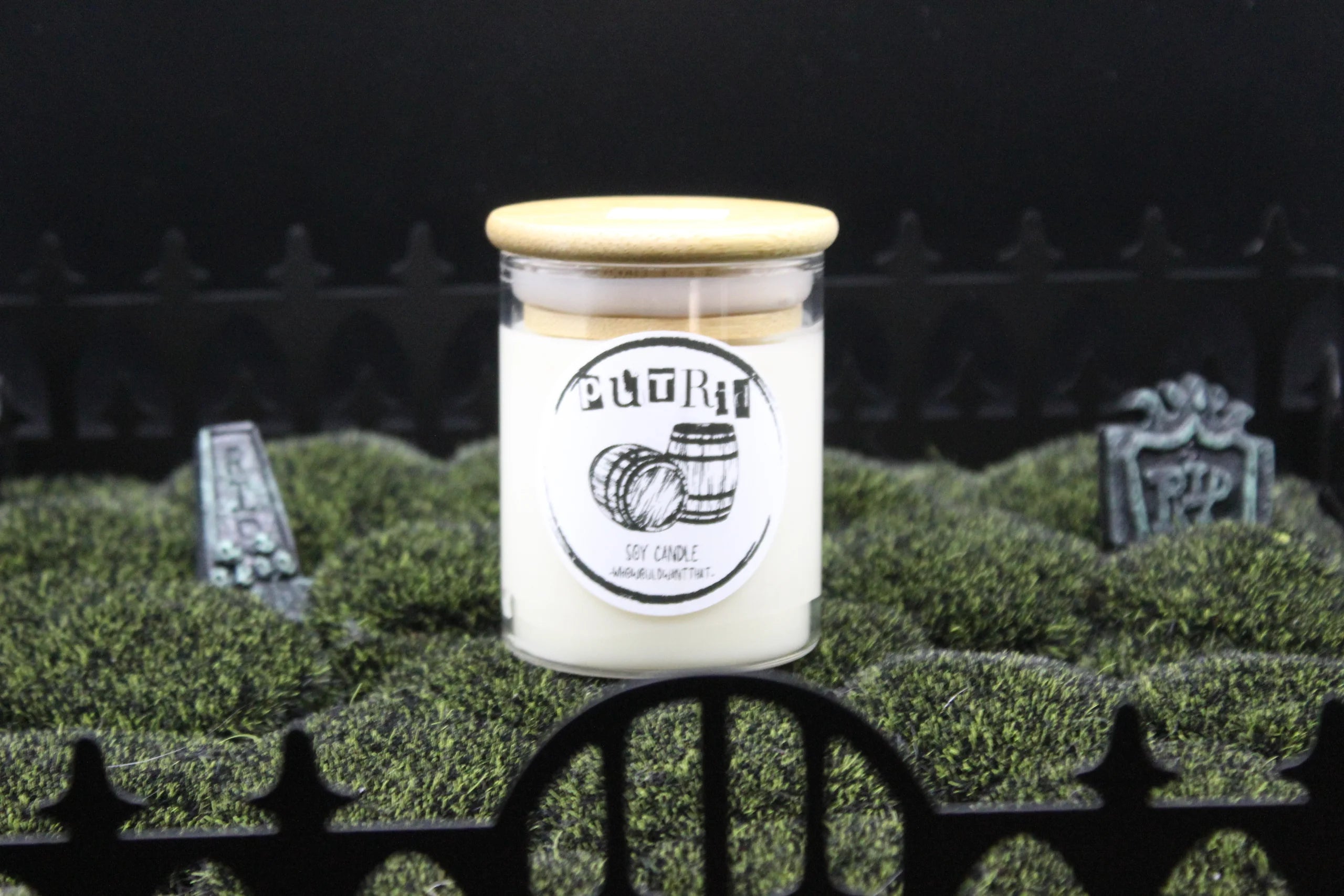 Putrid Candle - 8 oz Scented Soy Candle - Who Would Want That