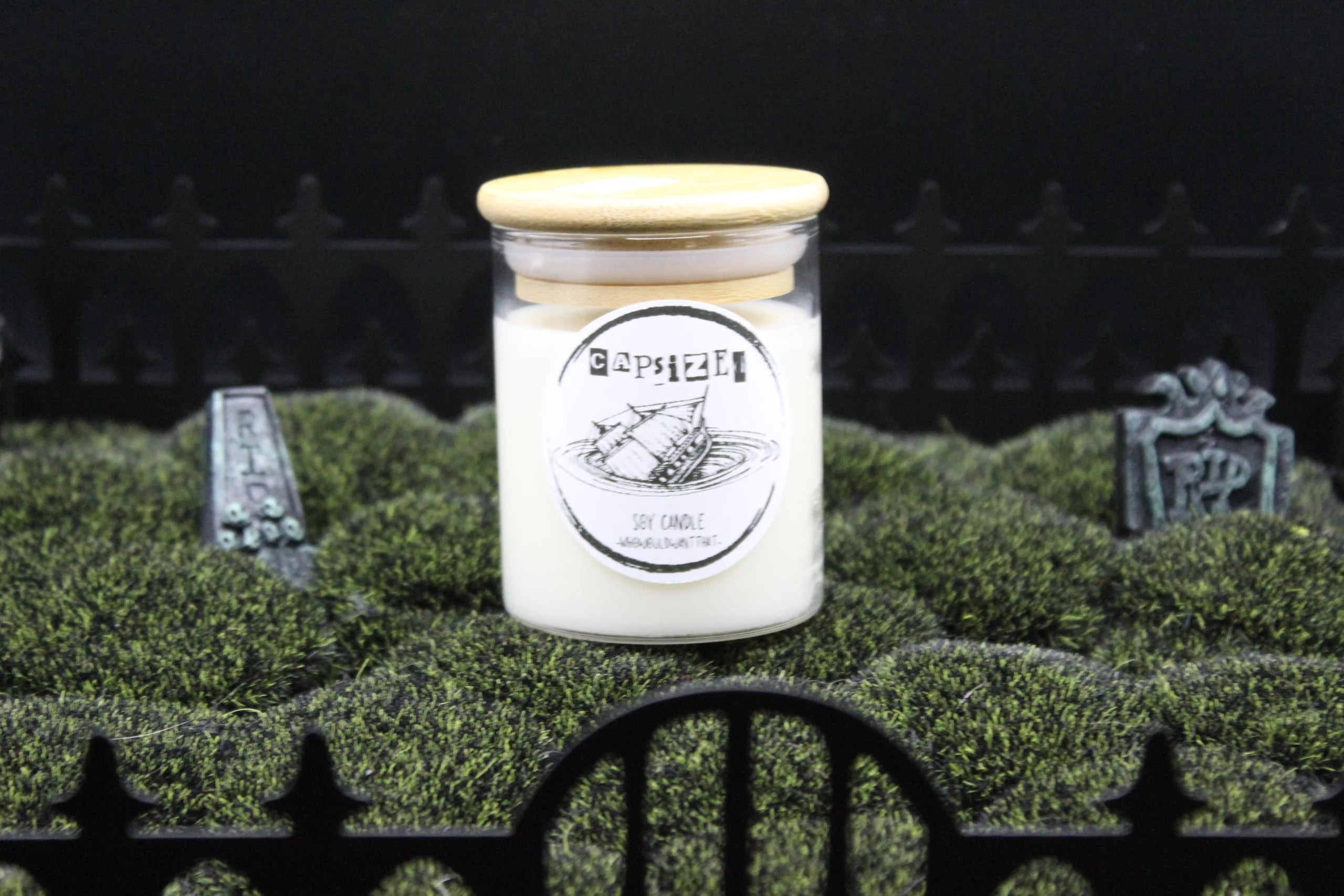Capsized Candle - 8 oz Scented Soy Candle - Who Would Want That