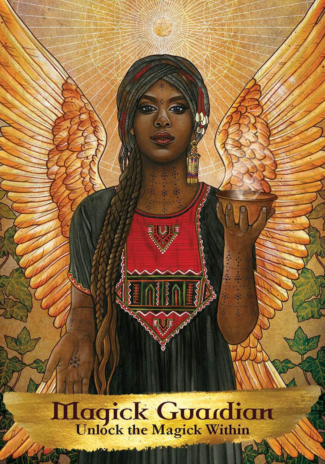 Angels and Ancestors Oracle Cards: A 55-Card Deck & Guidebook
