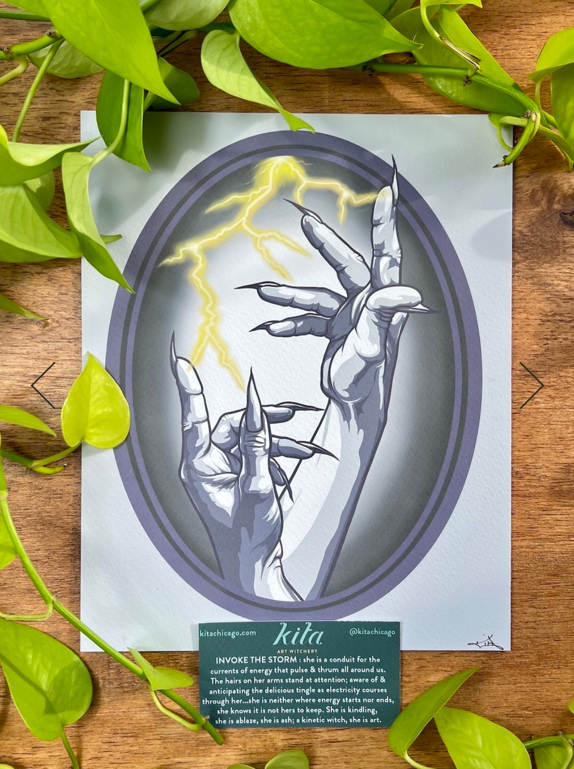 Magic Hands: Invoke the Storm Art Print