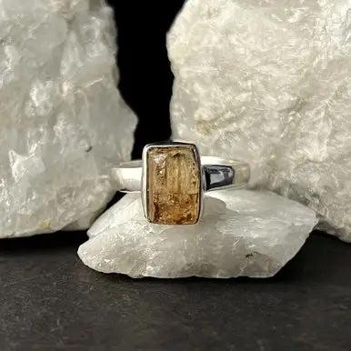 Imperial Topaz Ring on Sterling Silver - Size 7