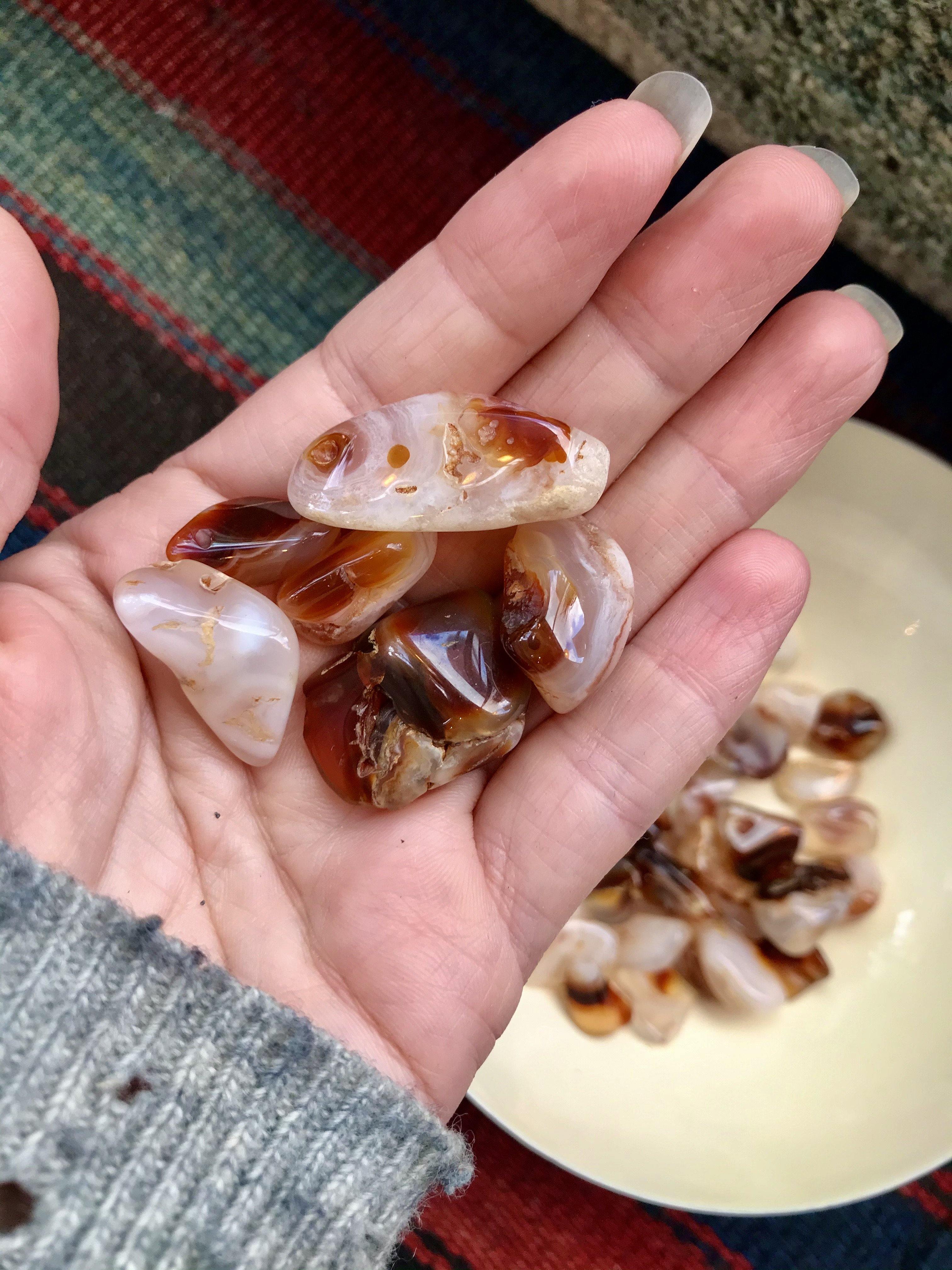 Polished Fire Agate - Keven Craft Rituals