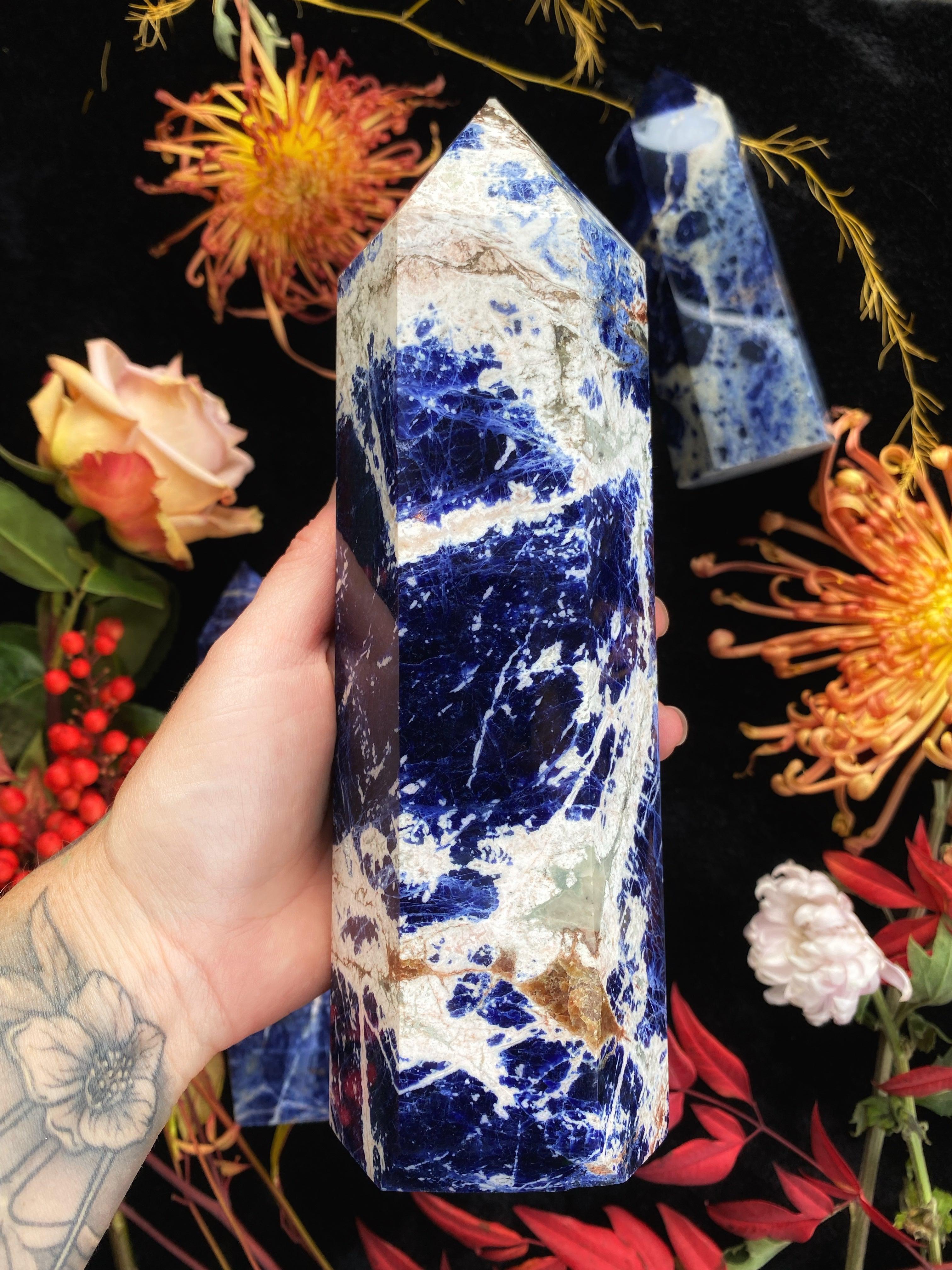 Sodalite Towers - Wands (Small - XLarge) - Keven Craft Rituals