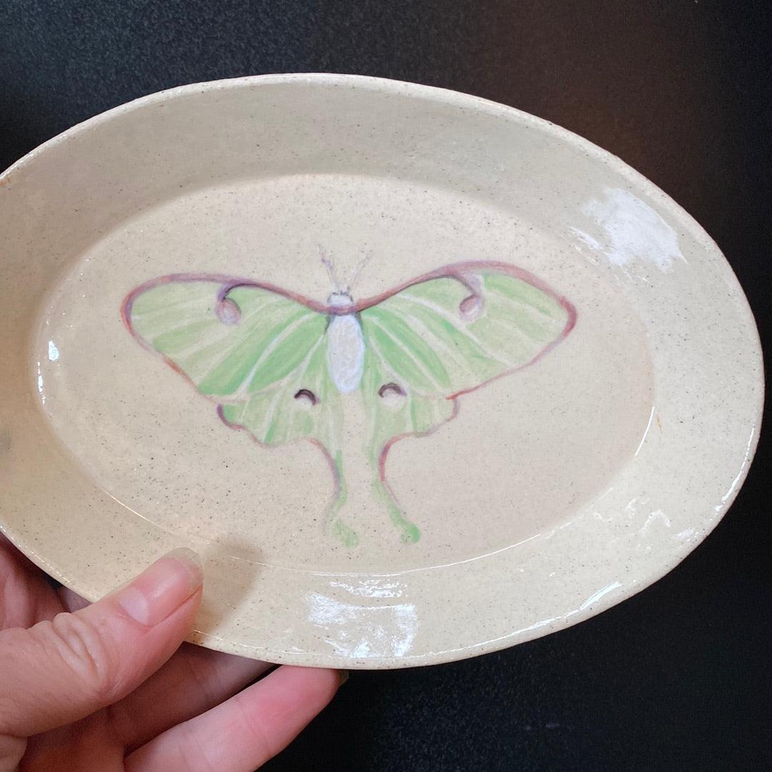 Luna Moth Ceramic Offering Plates - Keven Craft Rituals