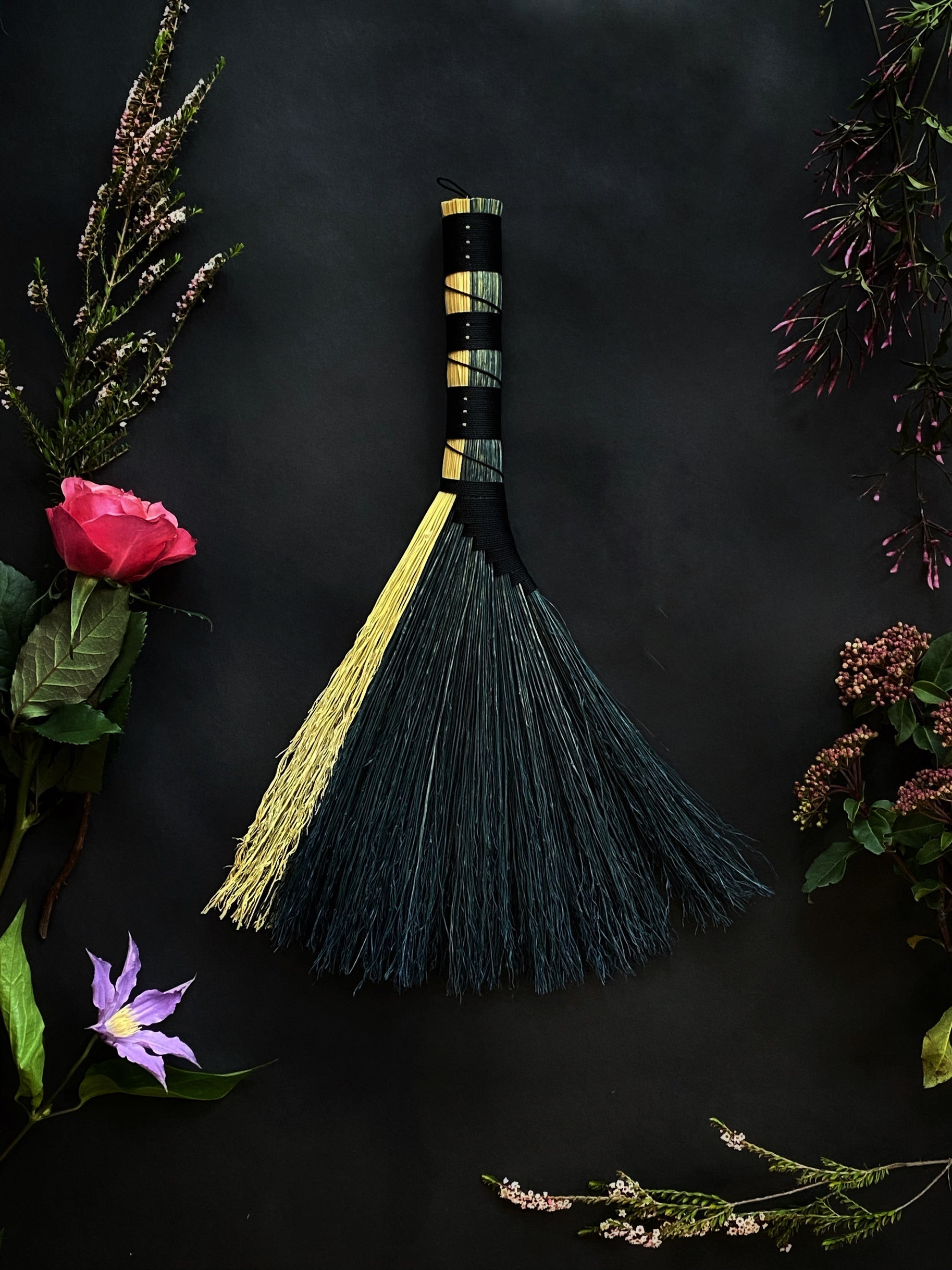 Black & Natural, Specialty Turkey Tail Brooms