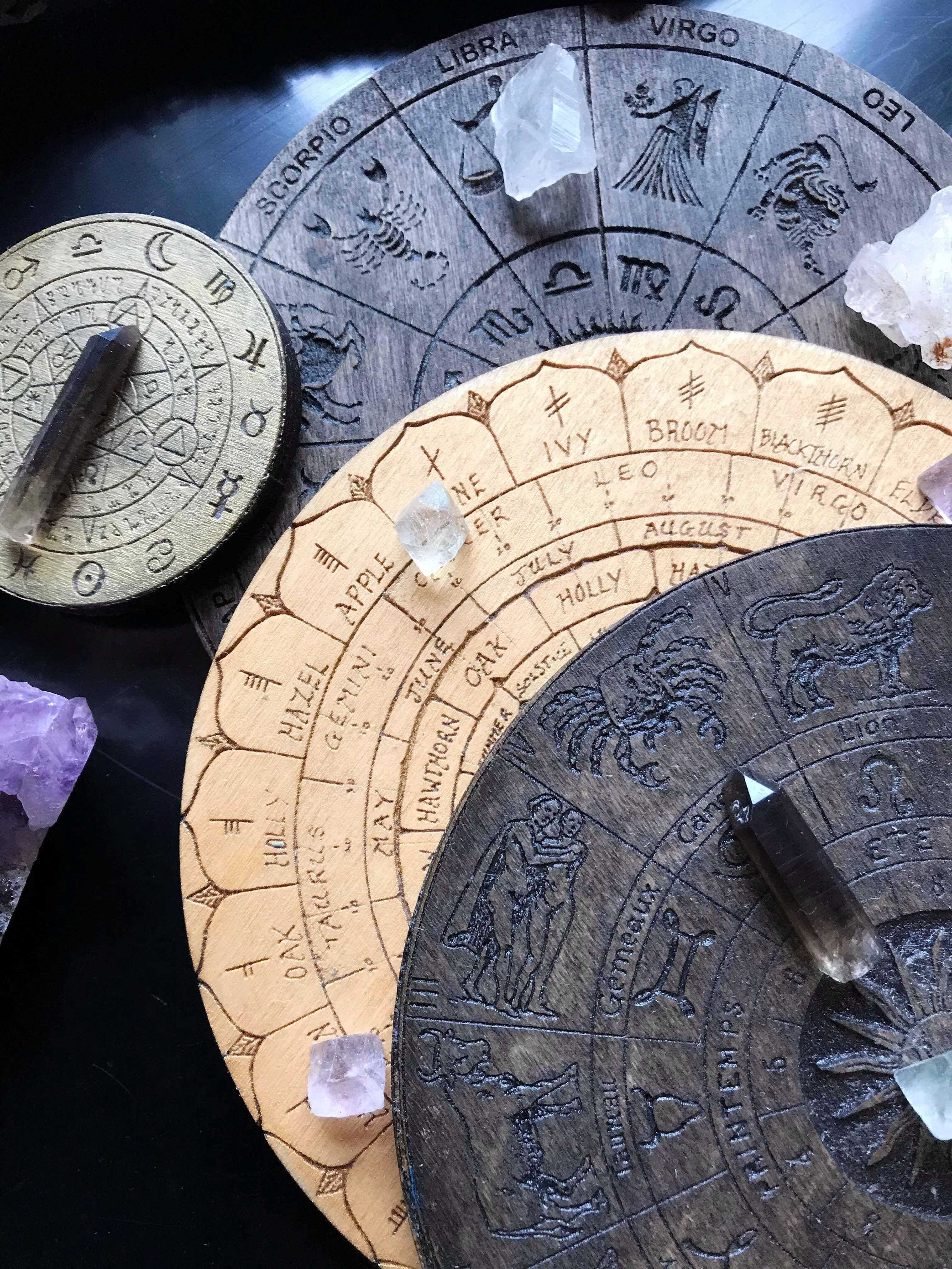 Altar, Pendulum or Crystal Grid Tiles - Keven Craft Rituals