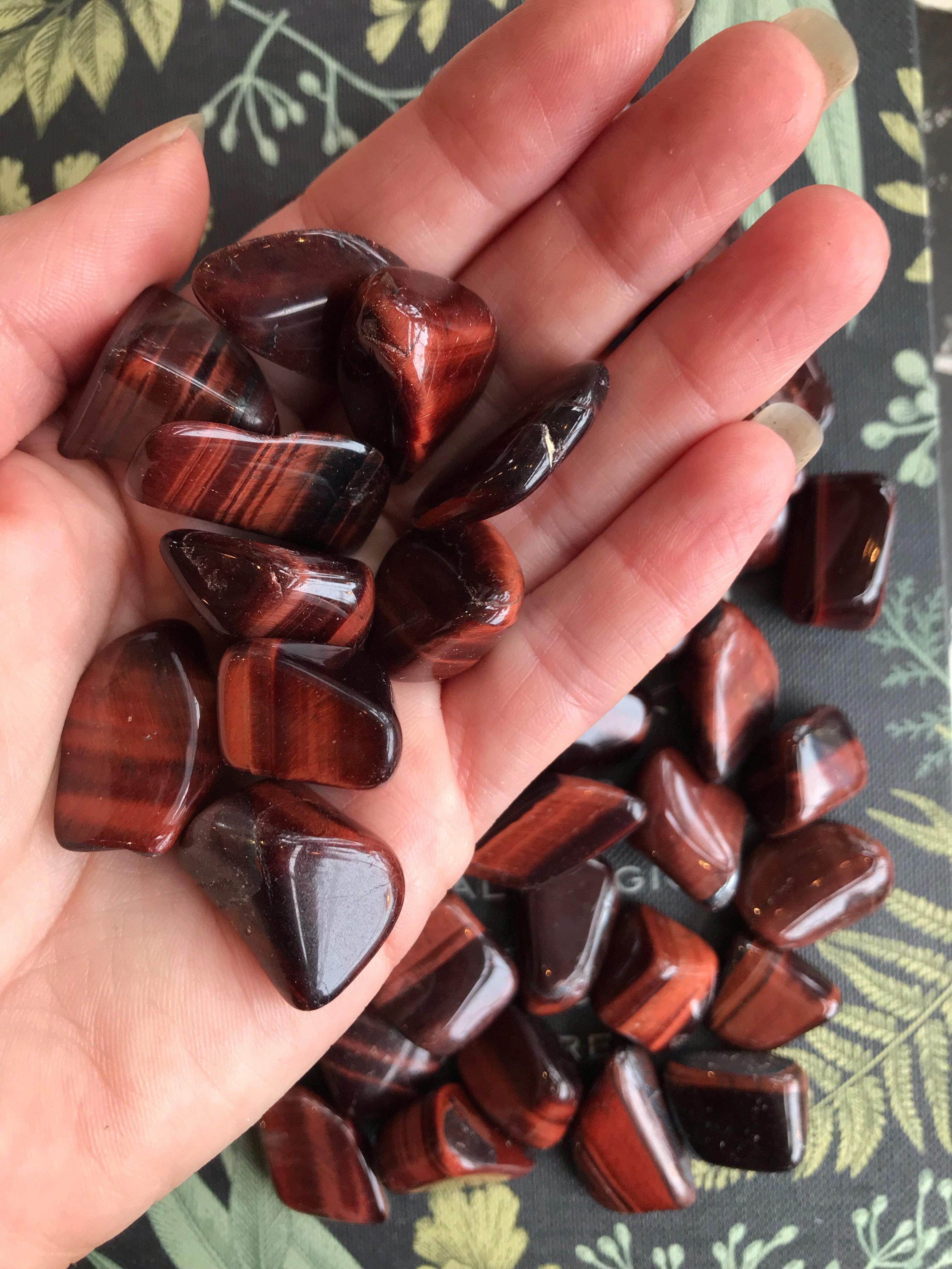 Red Chatoyant Tiger's Eye - Tumbled (Sm - Med) - Keven Craft Rituals