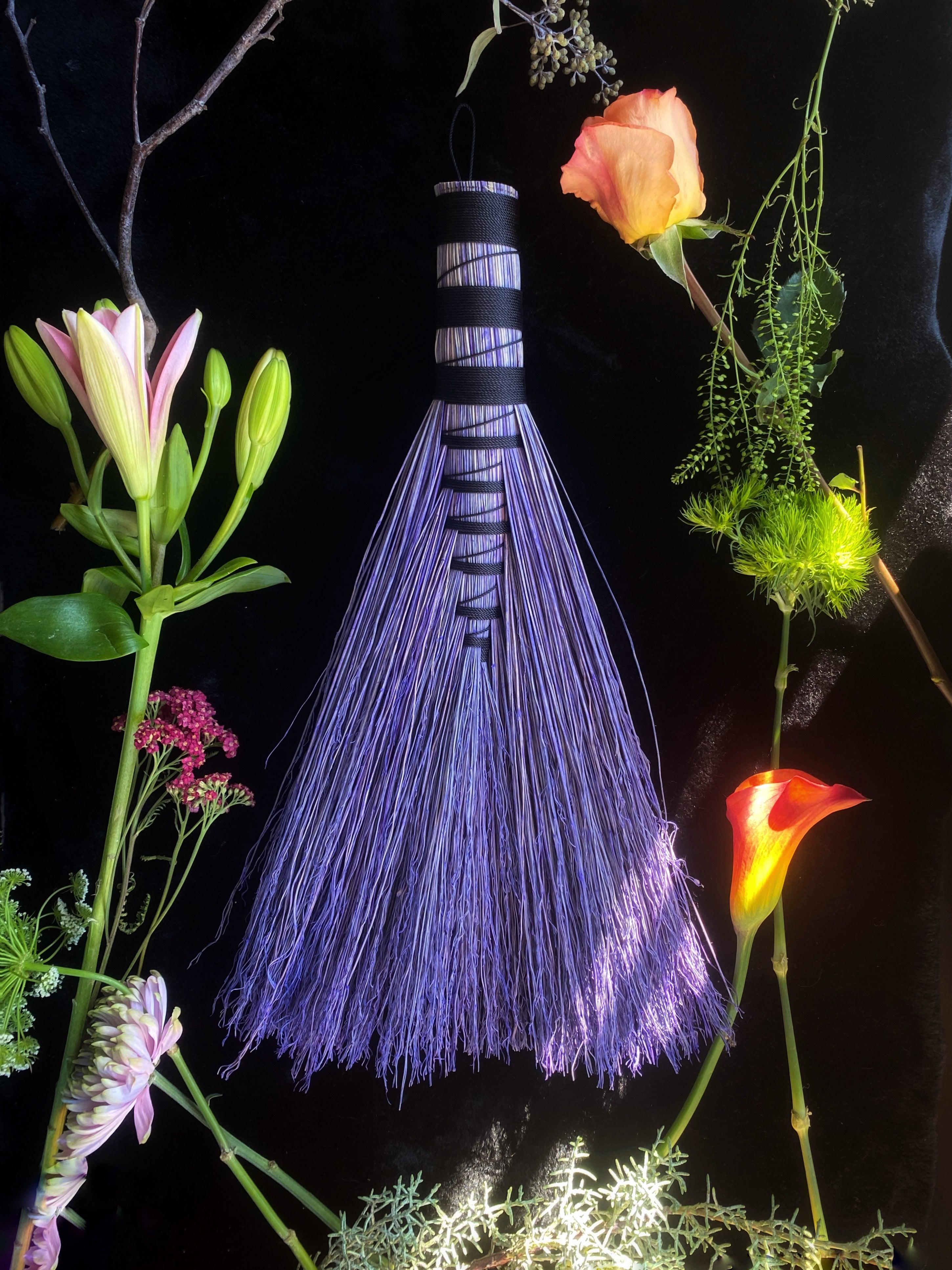 Hand Dyed, Specialty Hawk Tail Brooms - Keven Craft Rituals