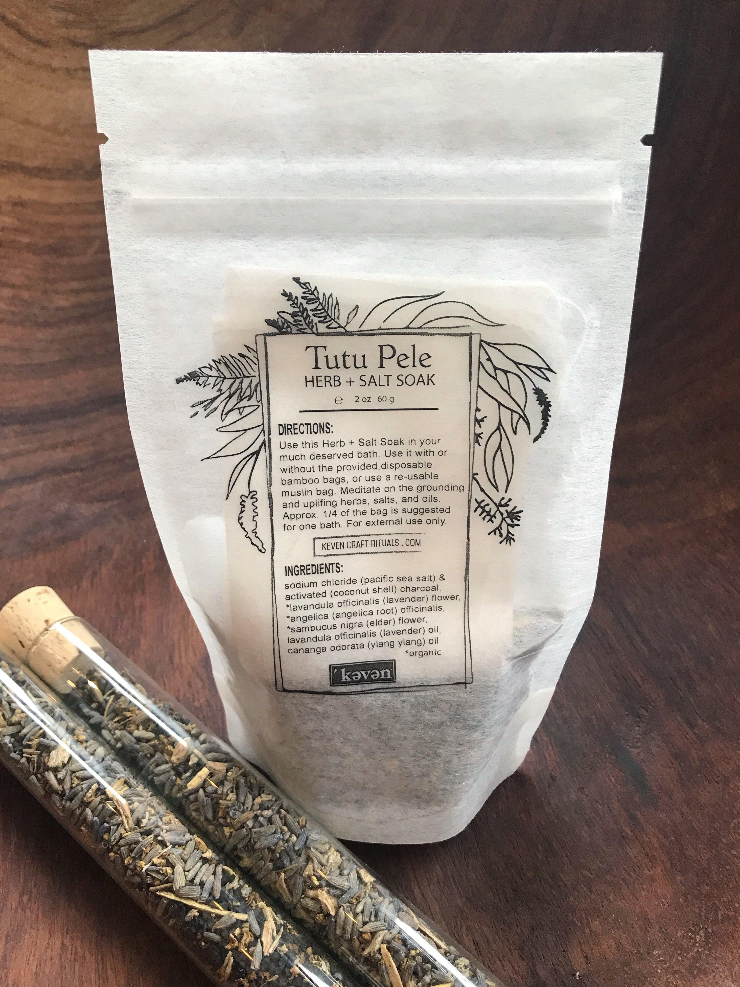 Herb + Salt Soak - Tutu Pele - Keven Craft Rituals