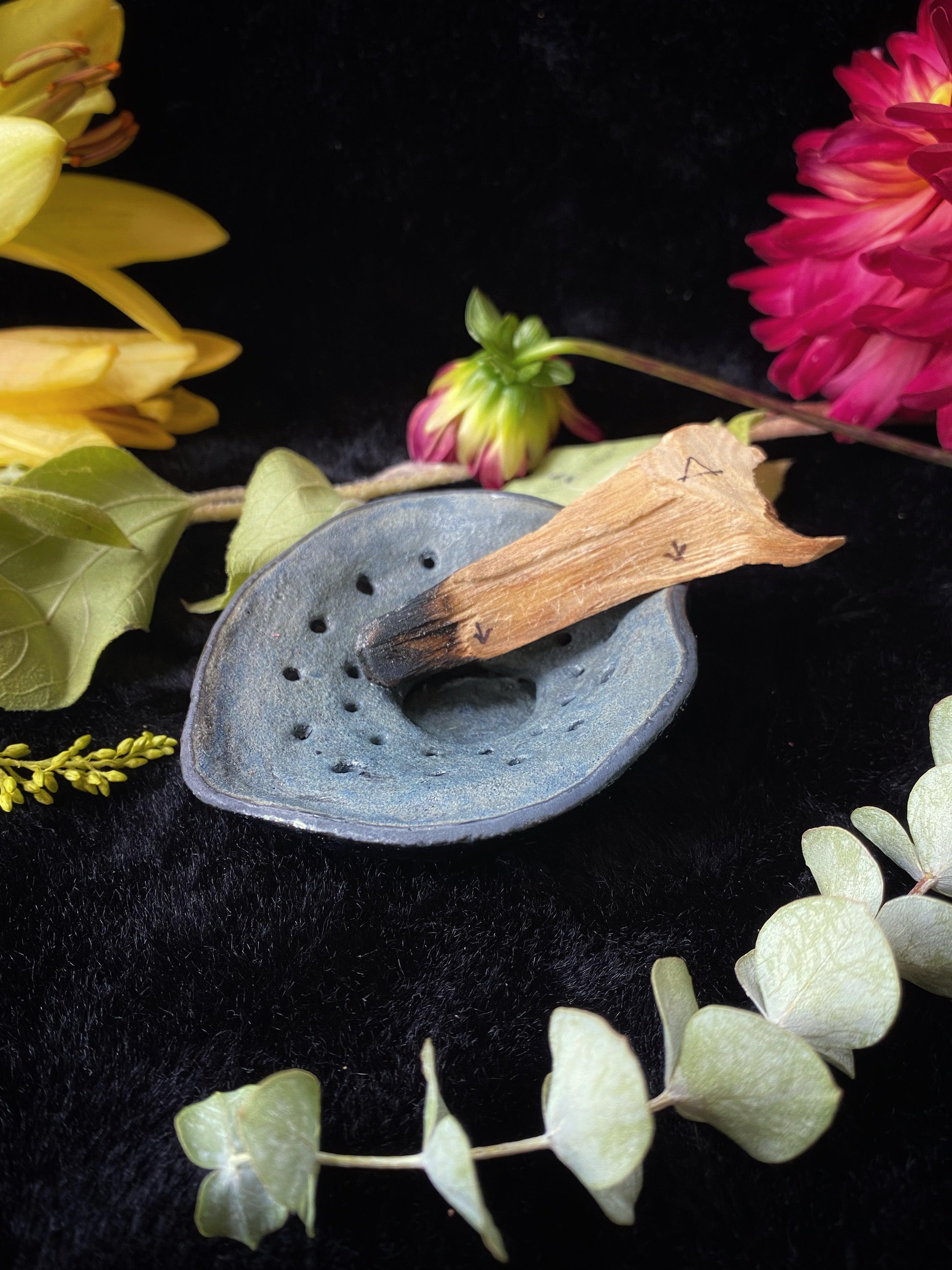 Ceramic Palo Santo or Incense Cone Dishes - Keven Craft Rituals