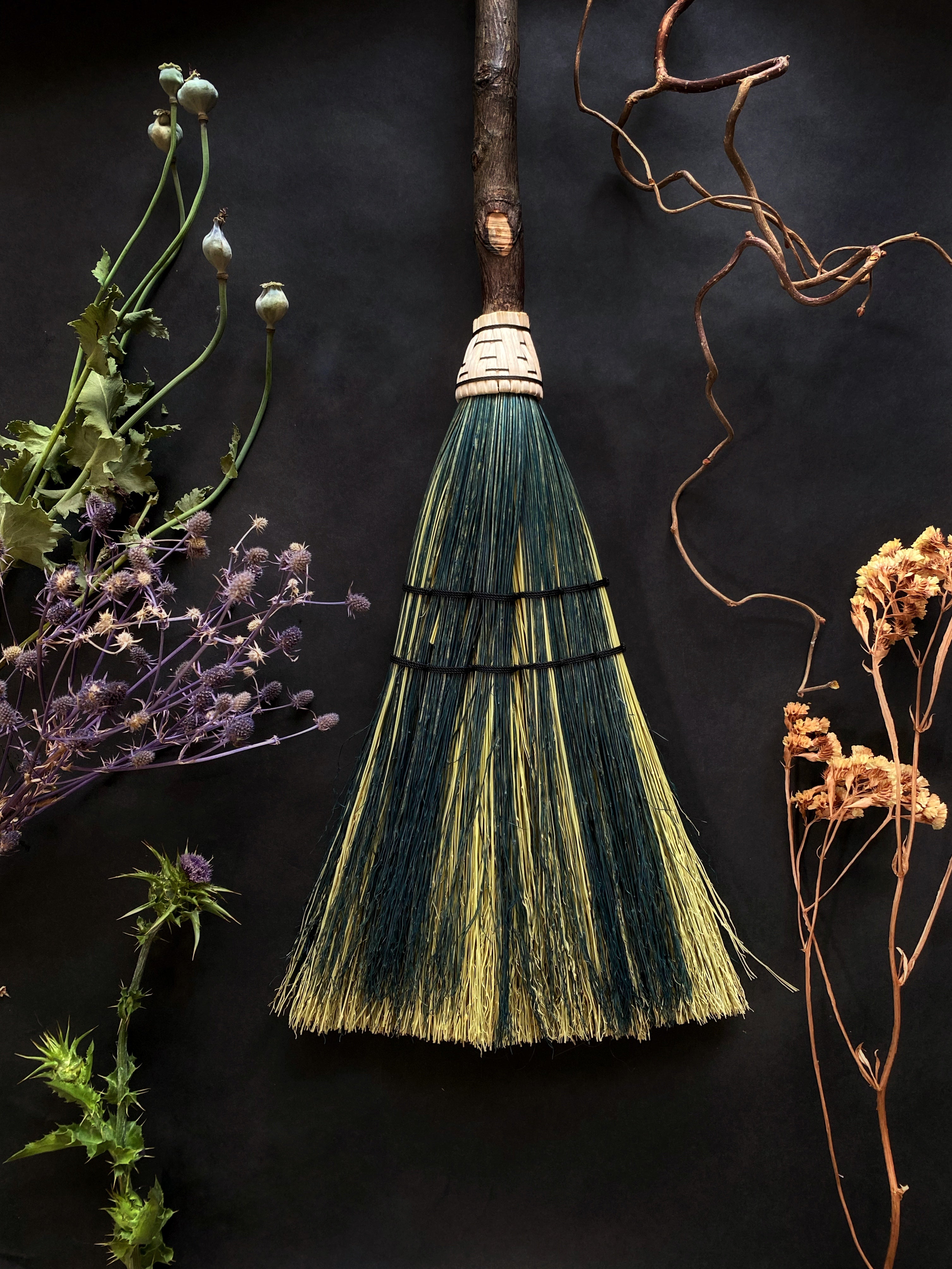 "Big Boss Witch" w/ Plaited Top, Sweeper Brooms - Kitchen Broom