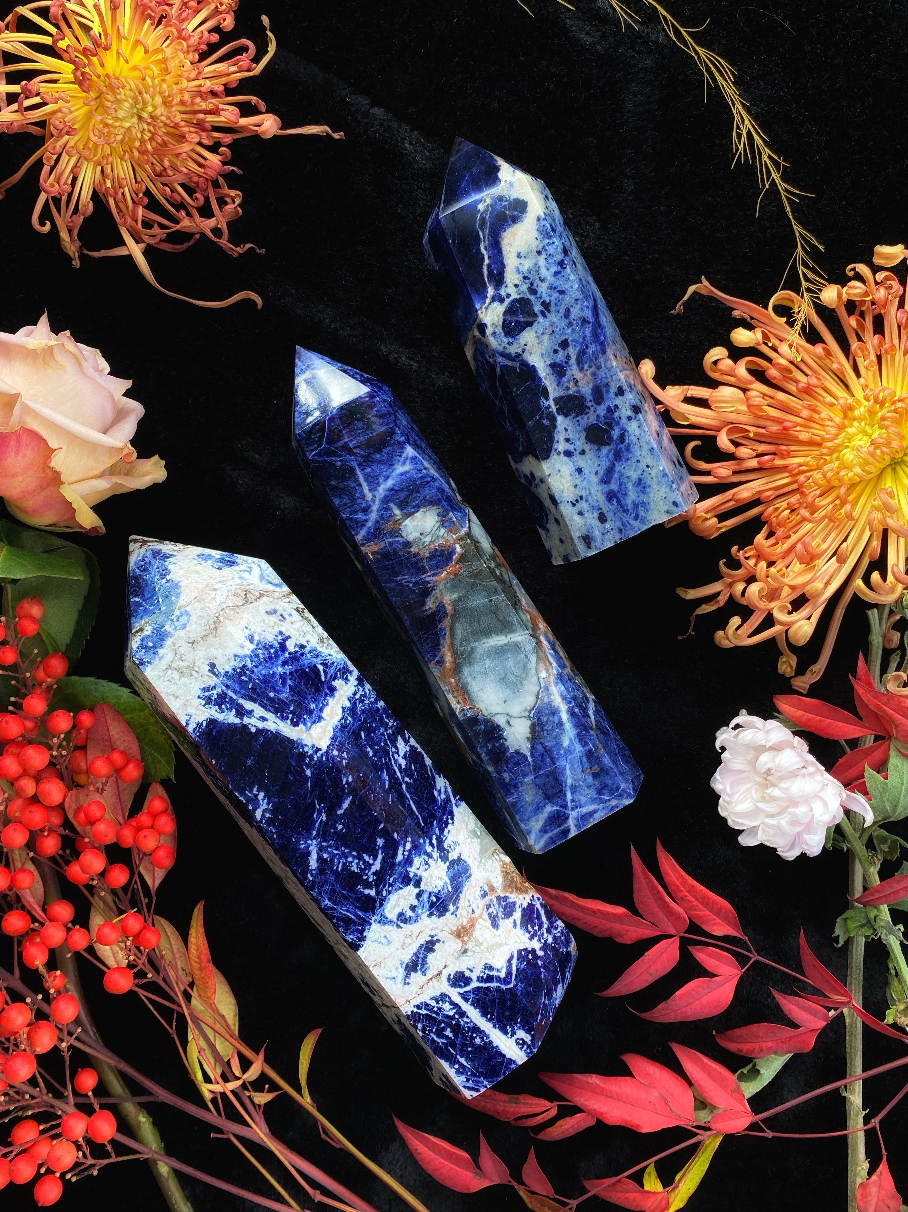 Sodalite Towers - Wands (Small - XLarge) - Keven Craft Rituals