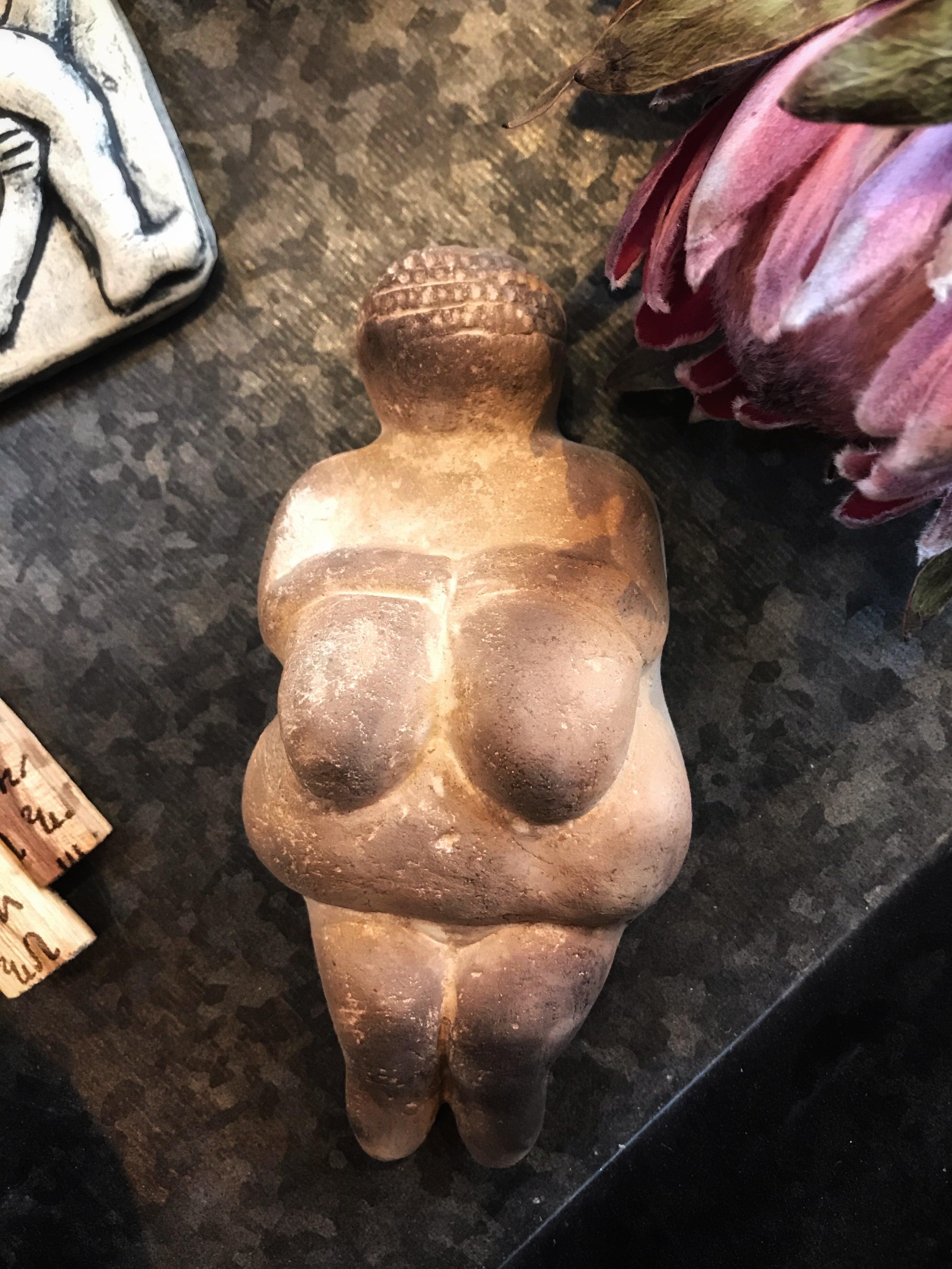Venus of Willendorf Goddess - Wall or Altar Plaque - Keven Craft Rituals