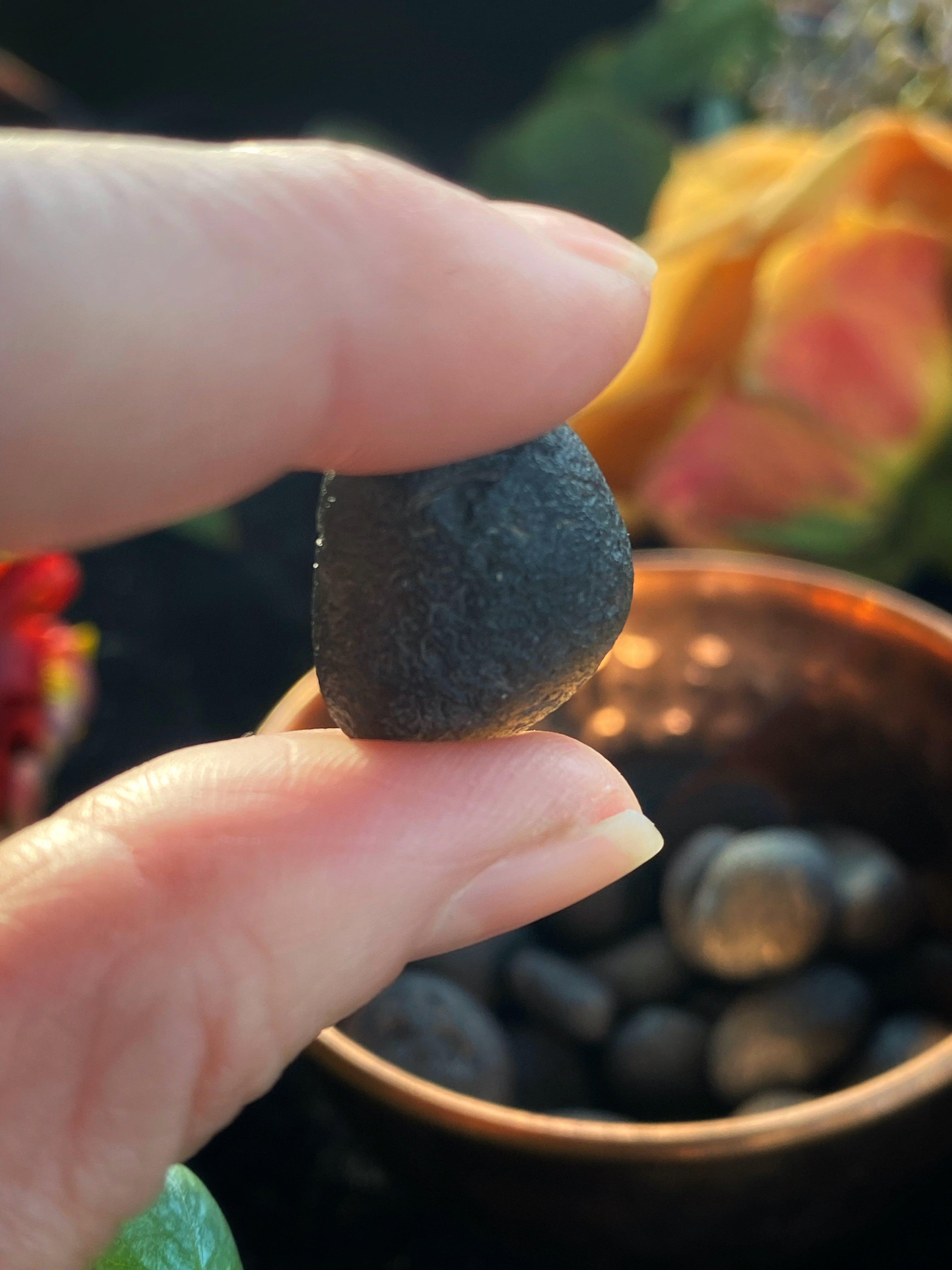Saffordite (Psudo) Tektite Cintamani Stone - (Rare) Raw Grade A - Keven Craft Rituals