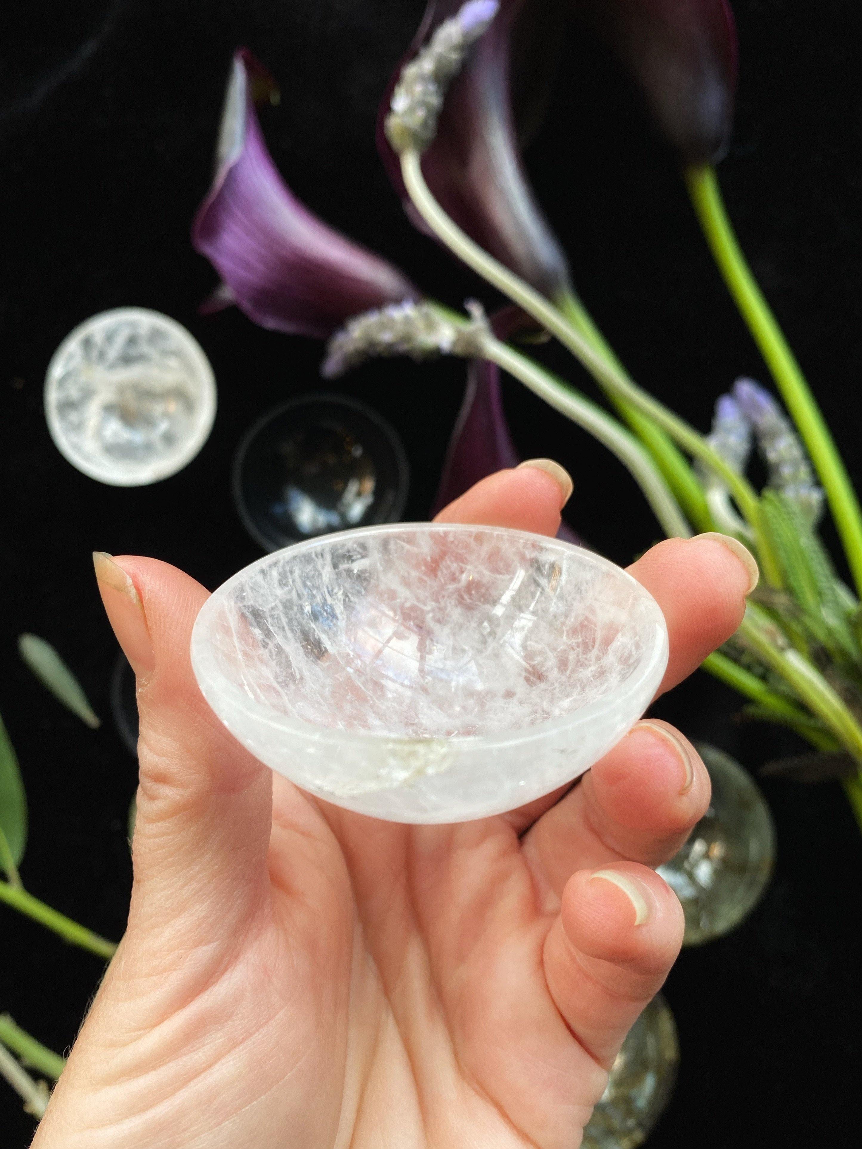 Solid Crystal Offering Bowls - 2” or 3” - qmeb