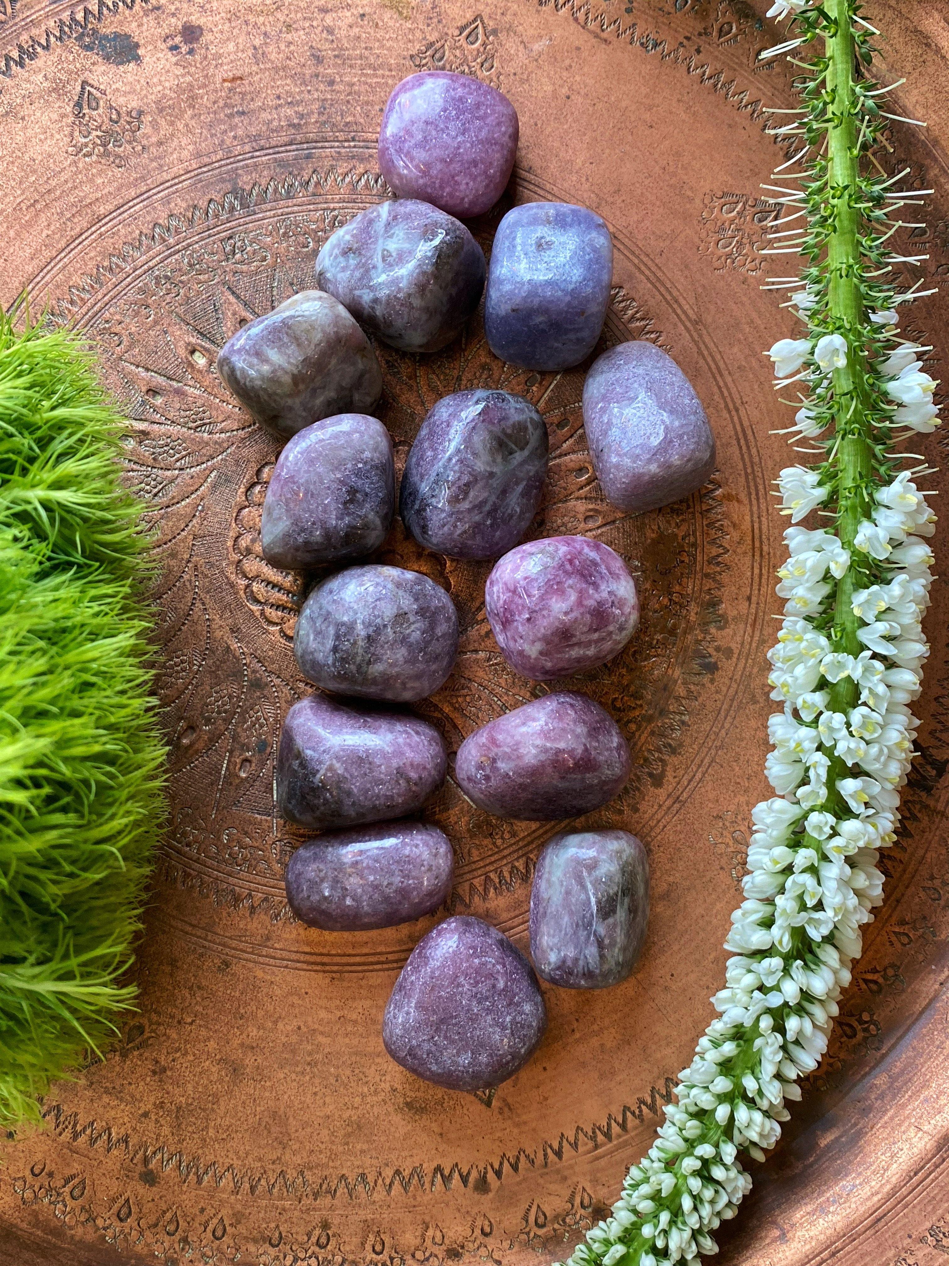 Lepidolite (Purple) - Tumbled (Med) - Keven Craft Rituals