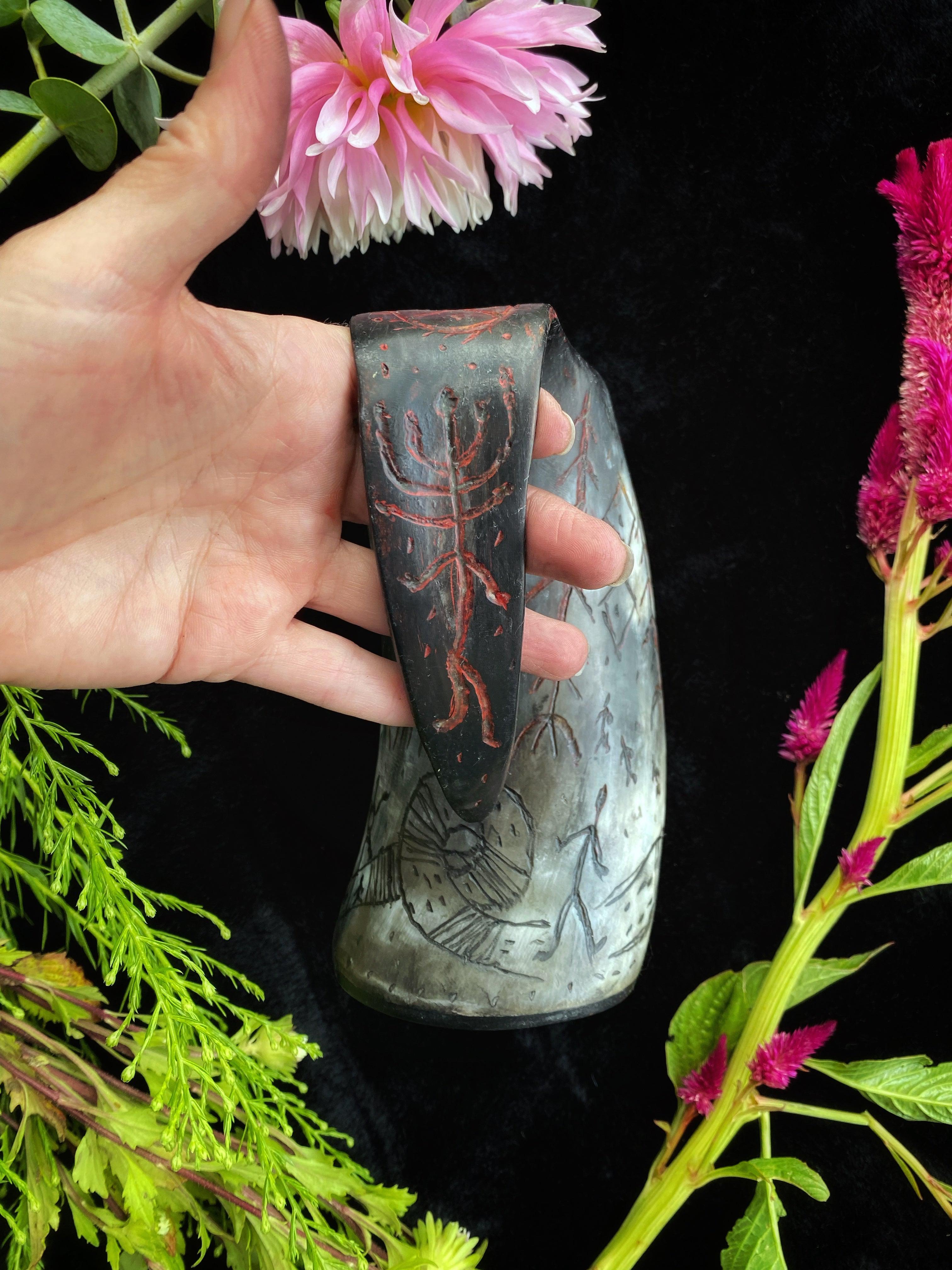 Horn Ritual Mugs - 18 oz - Keven Craft Rituals