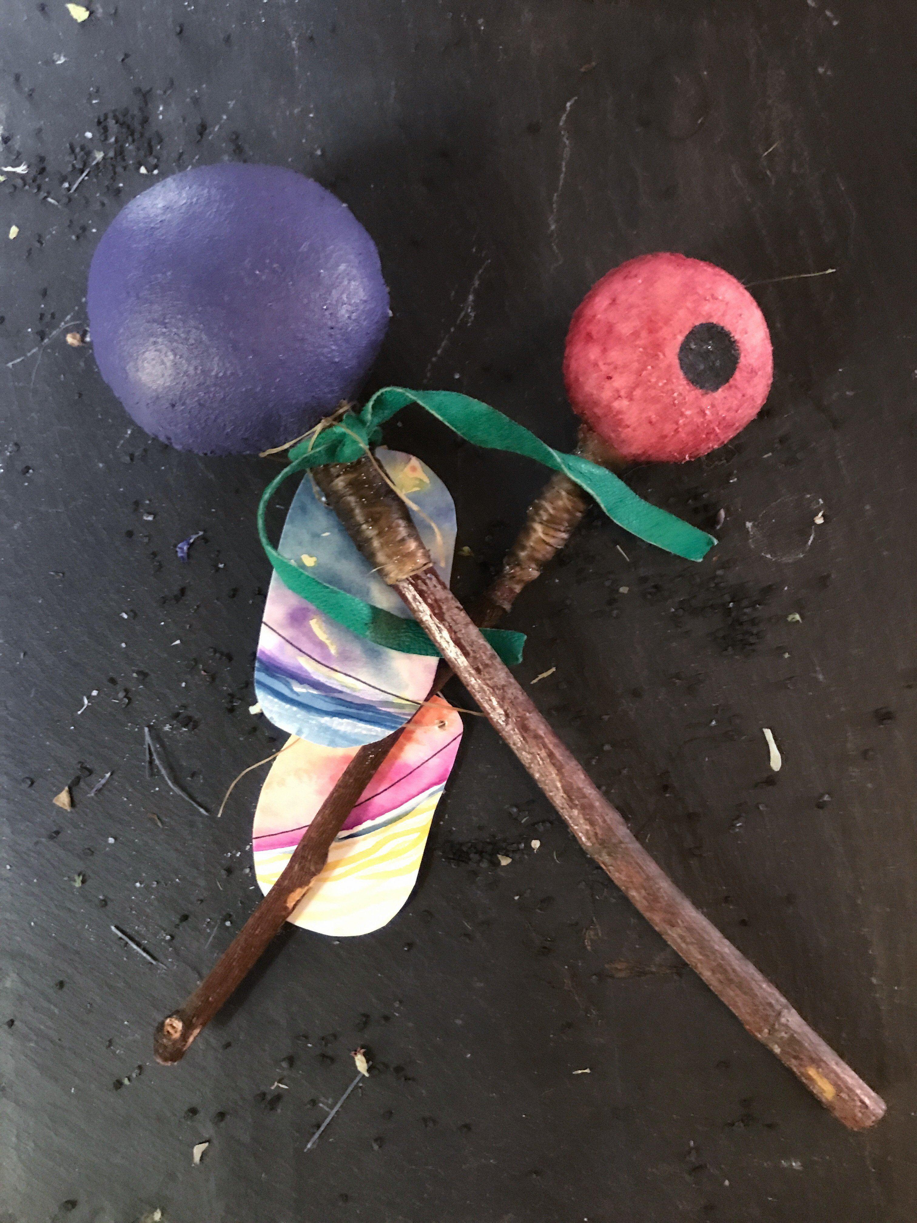 Cosmic Rattles - Purple Rattle - Keven Craft Rituals